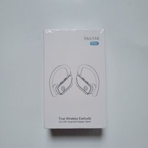 BMANI Wireless Earbuds Dual LED lights  New Sealed box.